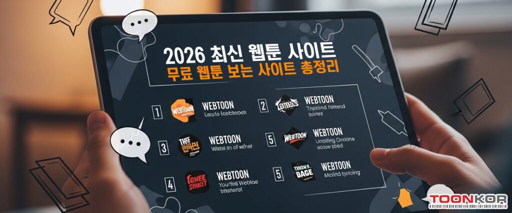 웹툰-사이트